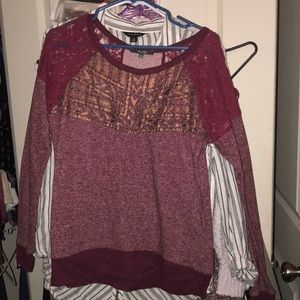 Miss Me embroidered shirt